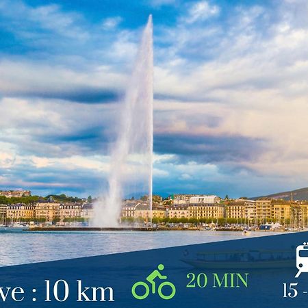אנמסה Homey Chloe - New - Parking Gratuit - Balcon Prive - Proche Geneve מראה חיצוני תמונה