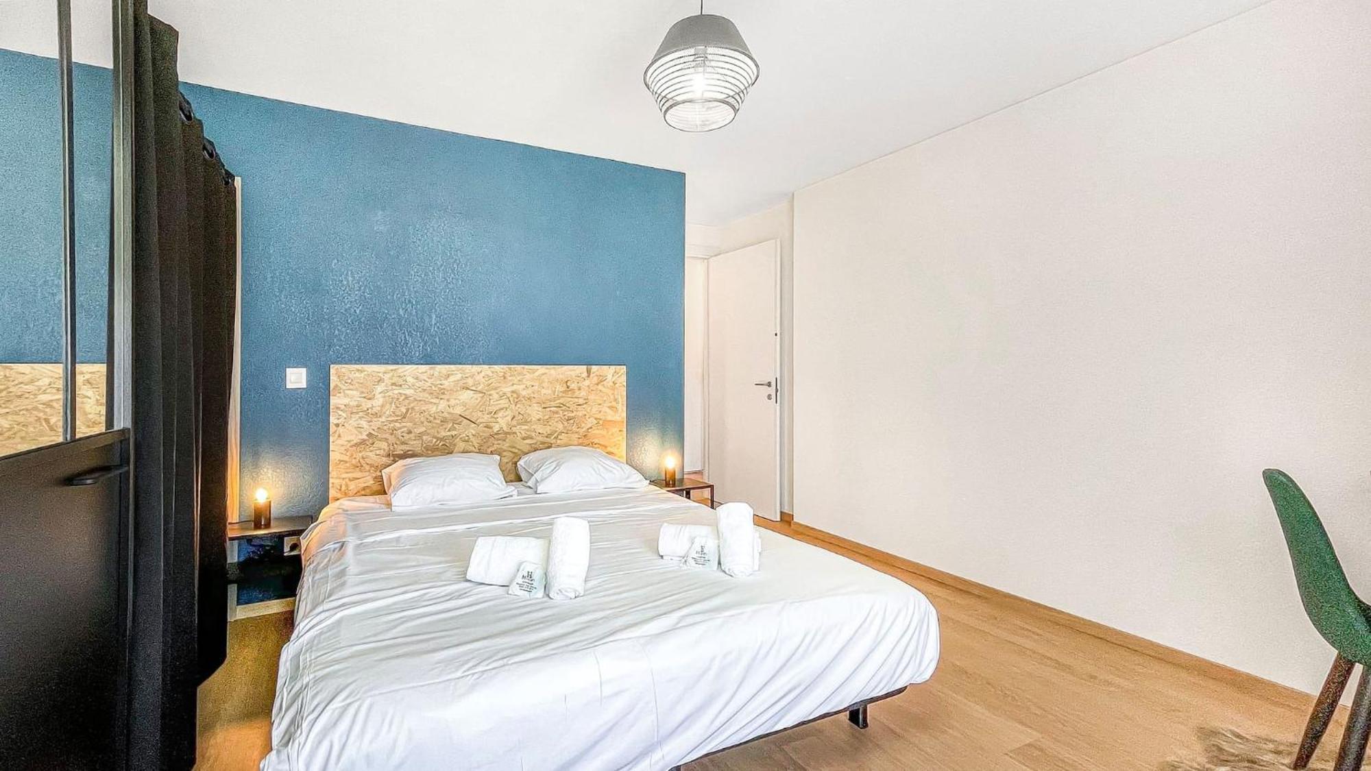 אנמסה Homey Chloe - New - Parking Gratuit - Balcon Prive - Proche Geneve מראה חיצוני תמונה